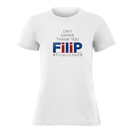 T-shirt FILIP JÍCHA white women's